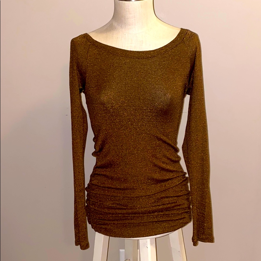 Michael Stars Bronze Metallic Tunic